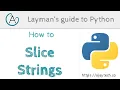 Slicing strings in Python