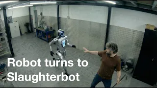 watch a few words turn a robot to a slaughterbot