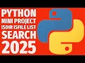 Python File Search isdir isfile Beginners Project 2025