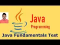 Java Programming Fundamentals - True or False Questions G C Reddy Explanation