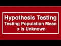 Hypothesis Testing Part 3