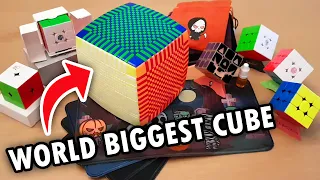 1600 BIGGEST RUBIK S CUBE UNBOXING 21X21 GAN 11 Mini MS3L
