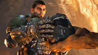 how doomguy created his praetor suit scene doom the dark ages revelations dlc 4k 2026