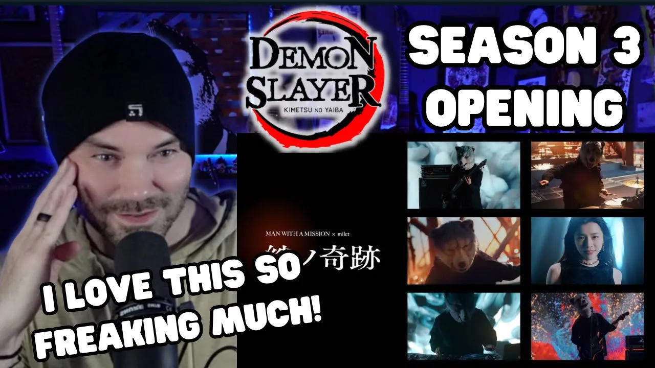 Metal Vocalist First Time Reaction to - Demon Slayer Season 3 OP MAN WITH A MISSION Kizuna no Kiseki