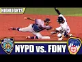 NYPD vs FDNY Baseball Highlights 2026