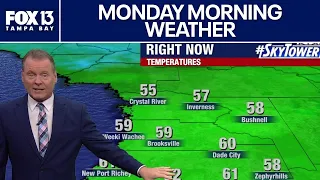 Tampa weather Monday morning forecast