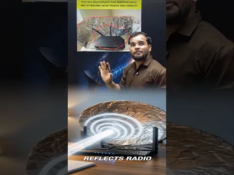 Ese Wi-fi Speed Increase Hoti hai ? | #science #education #physics #learning #experiment