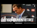 Peyton Manning s Emotional Retirement Speech