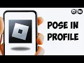 How To Pose In Roblox Profile Picture Change Pose In Roblox Profile