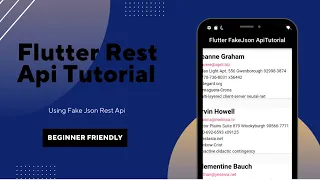Flutter Rest Api Tutorial Simple And Beginner Friendly