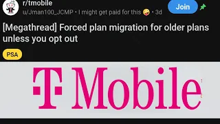 Phone call to T-Mobile to cancel their forced plan changes New T-Mobile Plan Scam