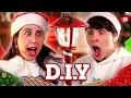 DIY CHALLENGE: WE MADE A CHRISTMAS POST! | Vlogmas #10