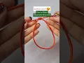 Simplest Way to Make a sliding knot for Adjustable Bracelets Making bracelet at home Christmas DIY