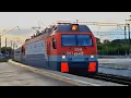 Прибытие ЭП1М-687 со скорым поездом №245А сообщением Санкт-Петербург – Ейск