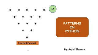 Inverted Pyramid Pattern Patterns in Python Python Lectures