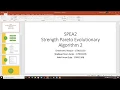 SPEA2 Algorithm Explanation Very Basic Part 1