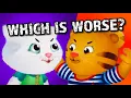 DANIEL TIGER VS KATERINA KITTYCAT