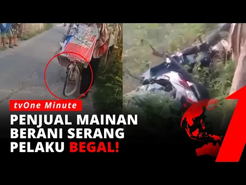 Penjual Mainan Gagalkan Aksi Begal, Sepedanya Sampai Ringsek!