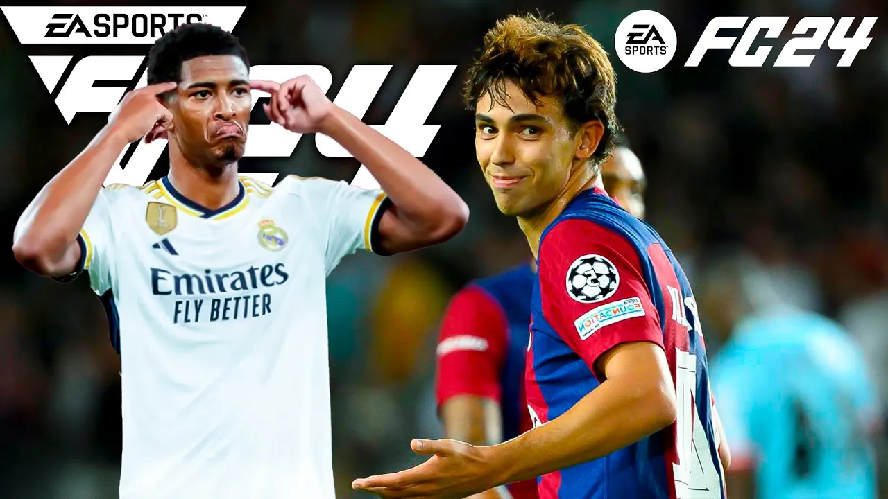 REAL MADRID VS FC BARCELONA + Champions League Finals | EA Sports FC 24 Gameplay