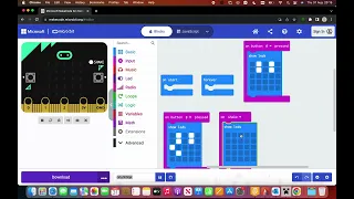 How to make a Smiley face in Micro Bit