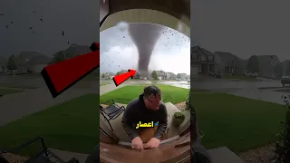 أغلق عليه باب المنزل أثناء الإعصار   دندنها