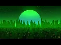Screensaver Sinth City Green - Looped Animation Background