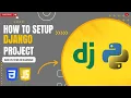How to setup a django project media static and templates