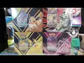Opening Costco s Pokemon 4 Pack V Tins Pikachu Eternatus Eevee Tyranitar