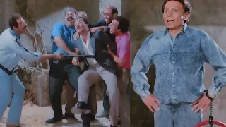 ربع ساعة من الضحك مع عملاق الكوميديا عادل امام وهو بينقذ الباشا من العصابة كلكم عليه يا ولاد الكلب 