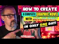 MIDJOURNEY - How To Create a Complete Graphic Novel in ONE Day