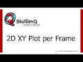 BiofilmQ Tutorials - 3 1 3 2D XY-plot per time