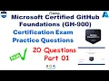 GH-900 GitHub Foundations Part 01
