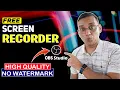 How to Use OBS Studio FREE Screen Recording Tutorial