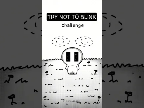 How long can you go without blinking? 👀 #shorts #challenge