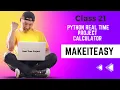 Python Class 21 Project - Calculator using Functions and Dictionary