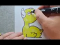 Cute Duck Coloring Page for Kids Easy Duck Drawing Coloring Fun