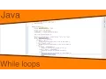 Java Ep12 - While loops