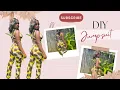 DIY jumpsuit from scratch No pattern needed Beginner friendly sewing tutorial