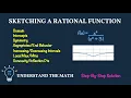 How to Sketch the Graph of a Rational Function Step-by-Step Example Calculus 1