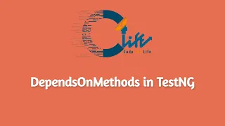 DependsOnMethods in TestNG