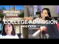 former college admission officer tells all college application tips secrets