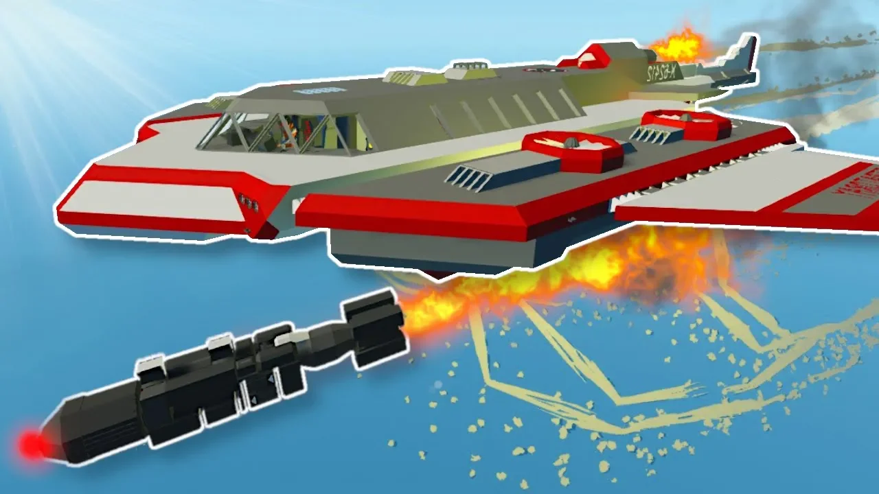 FUTURISTIC VTOL BATTLE GOES BAD! - Stormworks Multiplayer Gameplay - VTOL Plane Mission