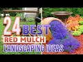 24 Beautiful Red Mulch Landscaping Ideas To Add More Color and Texture