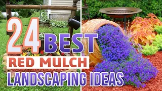 24 Beautiful Red Mulch Landscaping Ideas To Add More Color and Texture