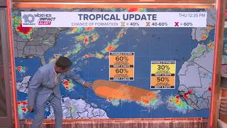 Tracking the Tropics NHC monitors two other areas in the tropical Atlantic