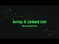 Array Linked List - Struktur Data dan Algoritma