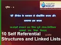 PPS 10 Self Referential Structures and Linked Lists HINDI