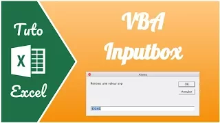 InputBox How to prompt a user to enter a value in a window using VBA