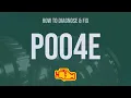 How to Diagnose and Fix P004E Engine Code - OBD II Trouble Code Explain