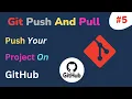 Git Push And Pull Upload Local Project To Github Git Tutorial Part Hindi